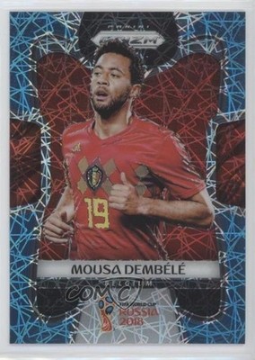 2018 Panini Prizm World Cup Light Blue Lazer /125 Mousa Dembele Dembélé #19 0jp9