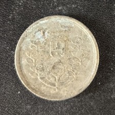 1949, Year 24 of Showa Era, State of Japan 1 Yen, Orange - Japanese Antique Coin