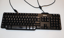 Dell SK-8115 USB Wired Keyboard Black 104 Keys Full Size OEM Tested