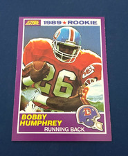 1989 Score Supplemental Football Bobby Humphrey Rookie Card #421S Set Break NM. rookie card picture
