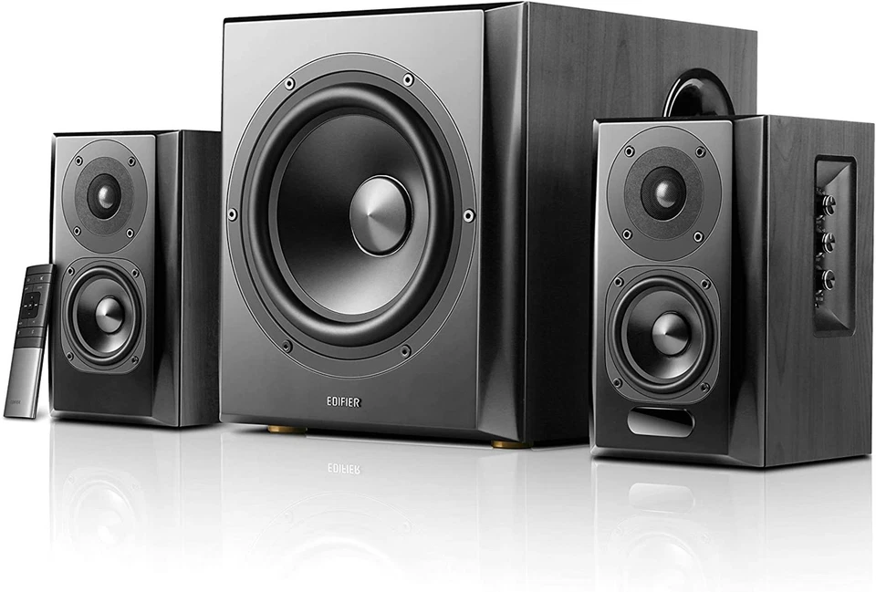 EDIFIER S351DB 2.1 BT Soundsystem Black Bluetooth Lautsprecher Aktivboxen Boxen