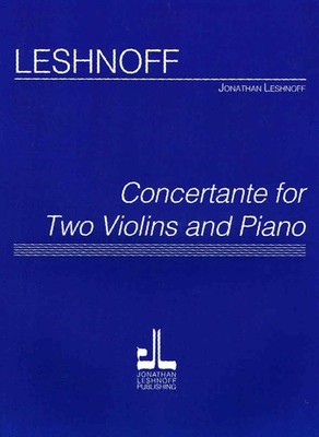 Concertante for Two Violins & Piano by Jonathan Leshnoff (494-03265)