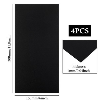Thin Metal Plates for Laser Engraving - 4pcs