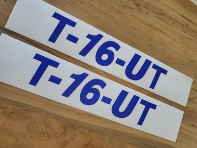 TRAIL MAX TRAILMAX T-16-UT Decals 12x2.5'' (2)  Replacement Stickers FAST USA
