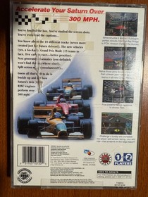 Sega Saturn Virtua Racing Video Game  CIB  Case / Disc / Manual 1996 Good Hinges