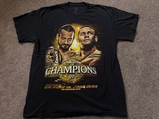 WWE Night of Champions 2012 Large Event T-Shirt Rare WWF CM Punk John Cena Grail