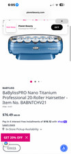 20 Hot Rollers BaByliss Pro Nano Titanium Hairset Curler Set 2 SETS
