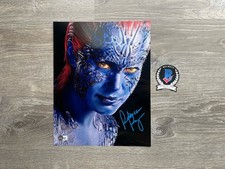 Rebecca Romijn Signed Mystique Metallic 11x14 Photo Beckett COA X-Men Marvel