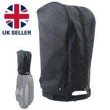 Waterproof Dustproof Golf Bag Hood Protector Golf Bag Cover ​Black for Golfer UK