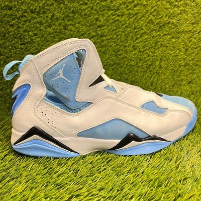Nike Air Jordan True Flight Mens Size 11.5 White Blue Basketball Shoes Sneakers