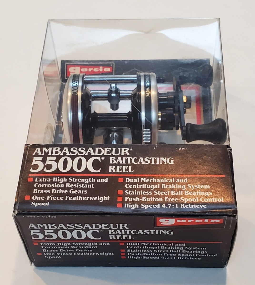 Vintage Abu Garcia Ambassadeur 5500C Baitcasting Fishing Reel