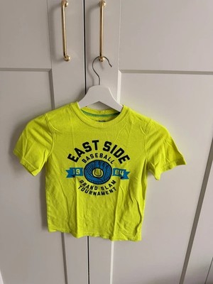 Jumping Beans Jungen T-Shirt in Gelb mit Print Gr. 128