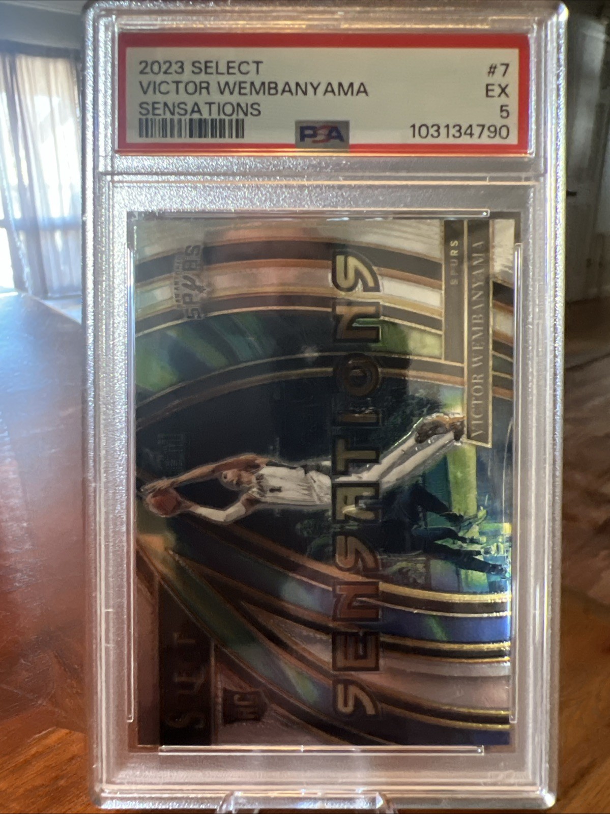 2023-24 Panini Select - Sensations Victor Wembanyama #7 (RC)