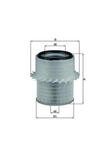 Knecht Luftfilter LX 673 Filtereinsatz FüR Mitsubishi Sport Pajero Classic L200-image