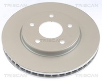 2X Triscan Bremsscheibe 8120 14195C FüR Nissan Leaf ZE1 ZE0 NV200 Evalia Bus