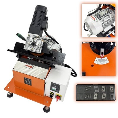 220V Automatic Steel Plate Edge Milling Machine Beveling Machine 3 Phase