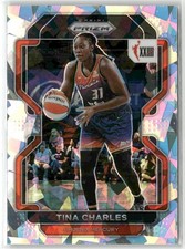 Tina Charles 2022-23 Panini Prizm WNBA Ice W25 Phoenix Mercury #159