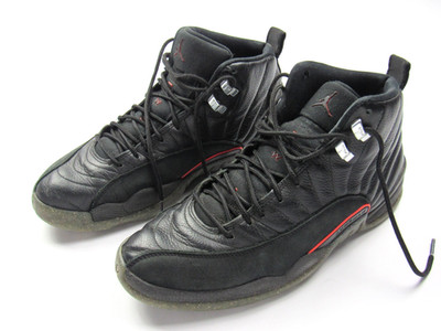 Nike Air Jordan 12 Utility Grind Black Bright Crimson Crater Sz 9 US DC1062-006