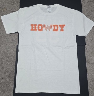 Rare Whataburger HOWDY T Shirt Unisex Size S #99 STARR