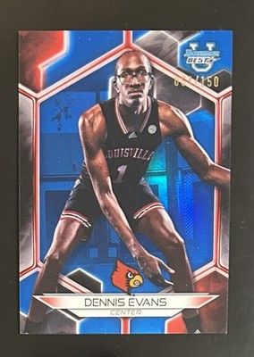2023-24 Bowman U Best Blue Refractor 64/150 Dennis Evans #60 Louisville