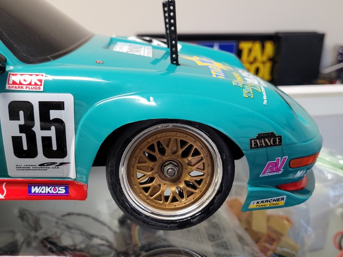 Tamiya 1/10 R/C Porsche 911 GT2 Taisan Starcard Roller Motor Only