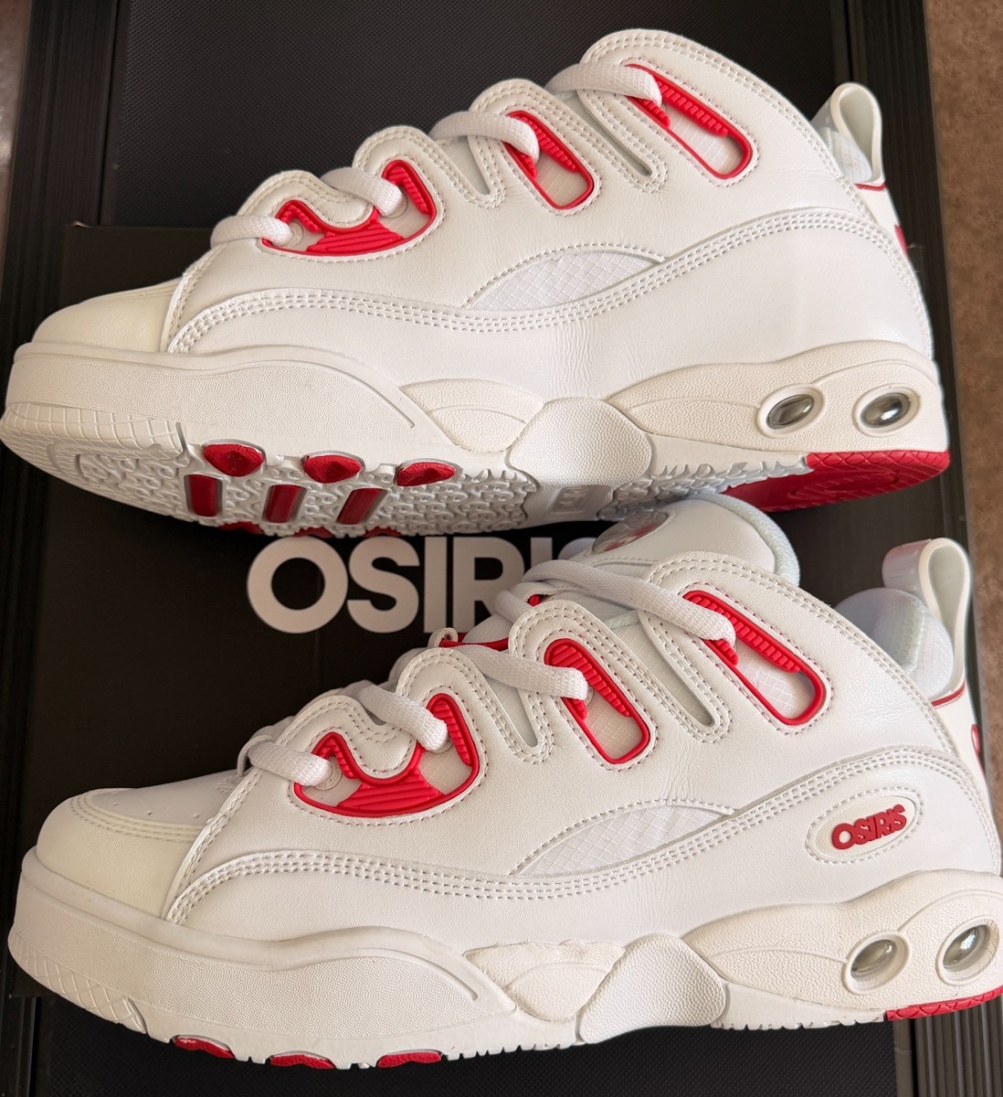 OSIRIS D3 E WHITE/RED/WHITE - SIZE 11 MENS | eBay display picture 3