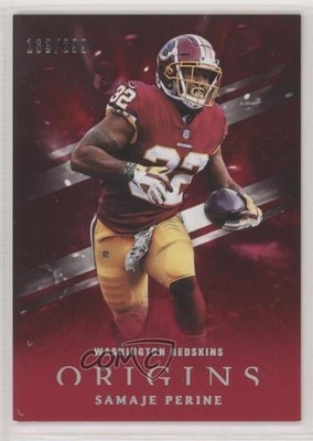 2018 Panini Origins Red 163/299 Samaje Perine #3 i4p