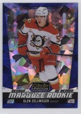 2024 O-Pee-Chee Platinum Marquee Rookies Blue Fragments /125 Olen Zellweger 16fy