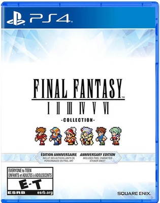 Final Fantasy I-VI Pixel Remaster Collection [Anniversary Edition] PS4 Special