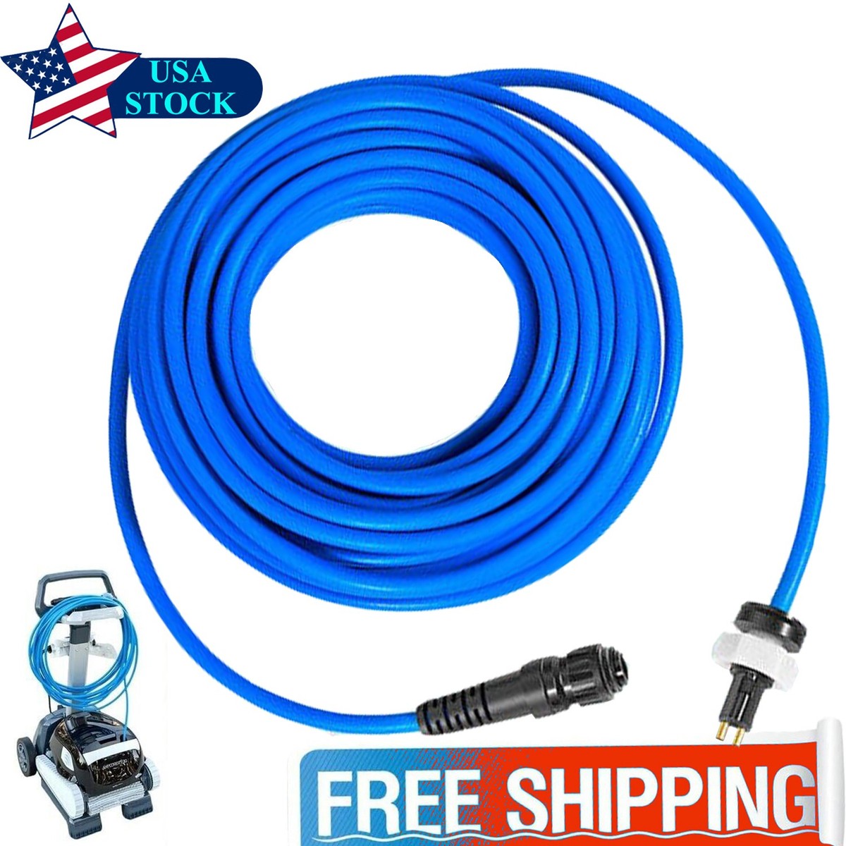 For Dolphin Pool Cleaner 99958903-DIY Cable Cord 2-Wire 60FT