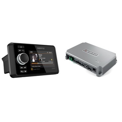Hertz Marine Audio Bundle CAPRI Hi-Res Source Unit + HMD8 8-Channel DSP Amp