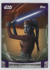 2020 Topps Women of Star Wars Purple 13/25 Aayla Secura #1 13iq