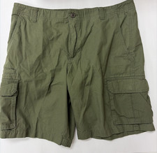 Magellan Cargo Shorts Men's 36 Green Water Repellant Fishing Gear