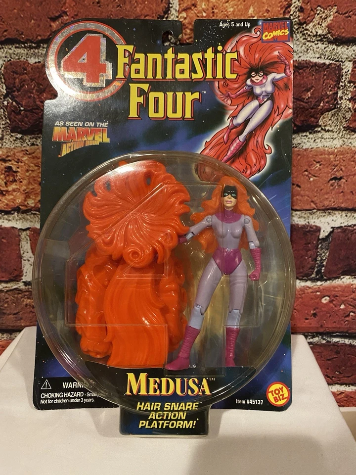 LOTE DE 15 Figuras de Acción Vintage Marvel Fantastic Four Toy BIZ + FLASH/DEVIL Foto 3 de 4