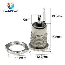 5PCS Waterproof Plug DC099 5.5x2.1mm DC Power Jack Female Panel Mount