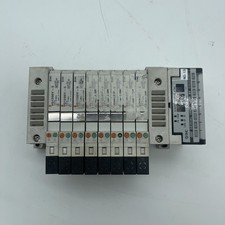 SMC EX120-SMJ1 CC-Link w/ 8 Solenoid Valves 3 VQ1200Y-5(EB-2402)