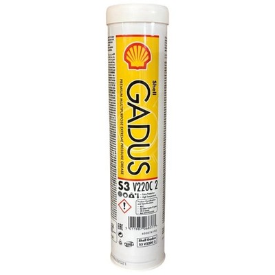 Shell Gadus S3 V220 C 2 Schmierfett 400g Kartusche KP2N-20 LX2 Albida EP2