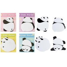 Panda Sticky Notes, Cute Animals, Stylish Post-it Notes, Strong Adhesive, 30 She