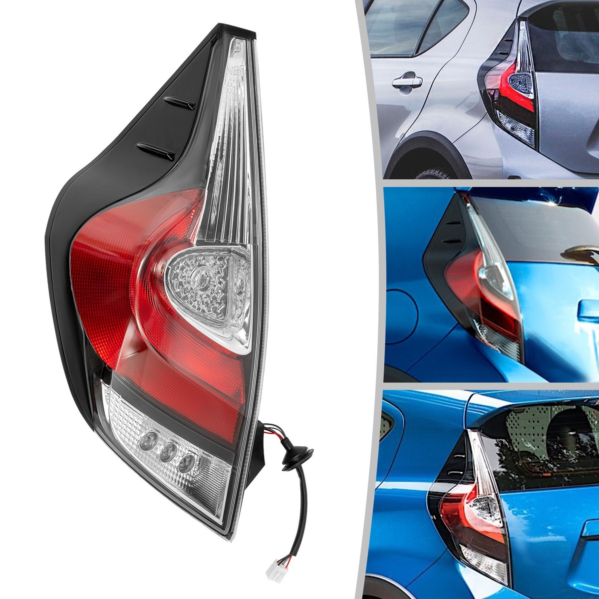 Left Side Tail Light Halogen Tail Lamp for 2018-2019 Prius C