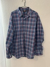 ROUTE 66 LONG SLEEVE SHIRT PLAID CHECK XL COTTON