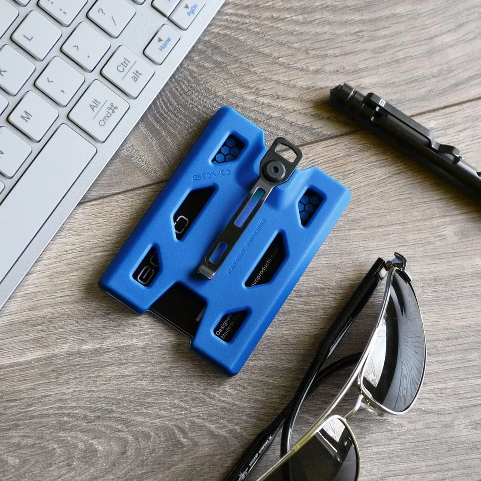 Badge Holder/Wallet - Durable Polycarbonate ID Card Holder with Metal Clip and - image 4 of 4