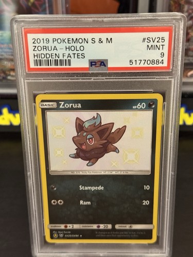 Zorua graded PSA 9 for sale on eBay