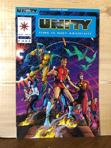 Unity #0 1992 Valiant Comics Barry Windsor-Smith Art Bag & Board