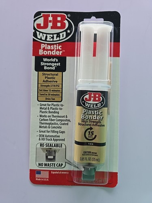#ad #ad JB Weld Plastic Bonder Structural Adhesive Syringe 25 ml 0.85 oz High Strength $10.60