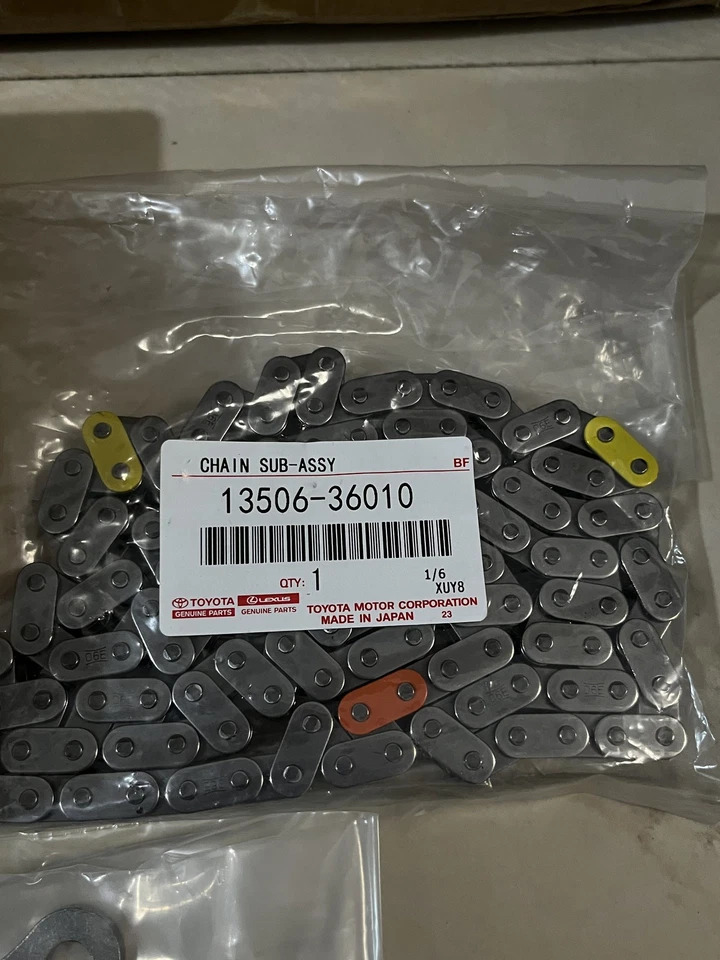 Toyota Camry Rav4 Venza 2ARFE 1ARFE OEM Genuine Camshaft Timing Chain KIT Foto 3 de 4