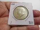 1968-D Kennedy Silver Half Dollar~ Higher Grade w/Mint Luster~ 40% Silver!
