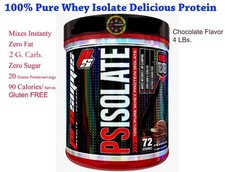 100 Isolate Protein 4 Lbs. Chocolate 72 Servings, more option