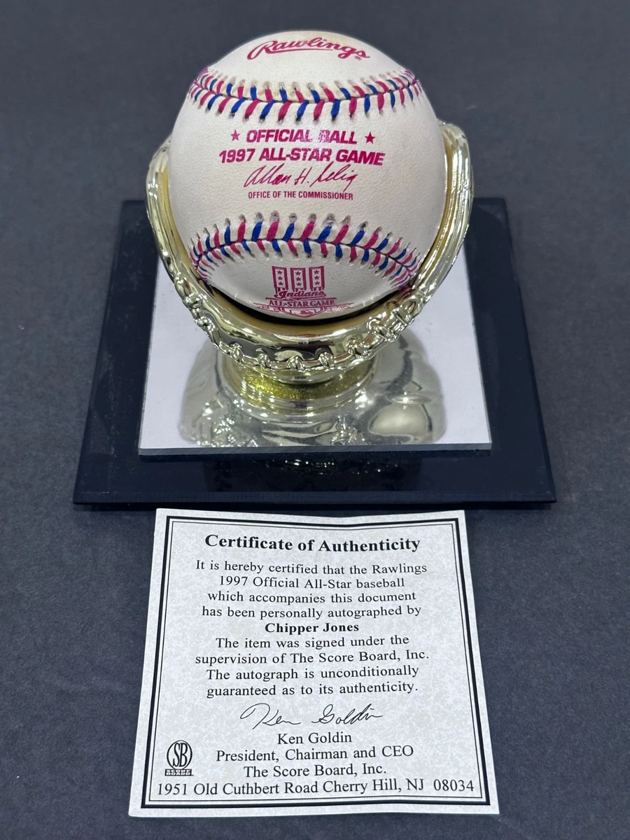 Chipper Jones Original Autographed Baseball MLB Balls for sale | eBay