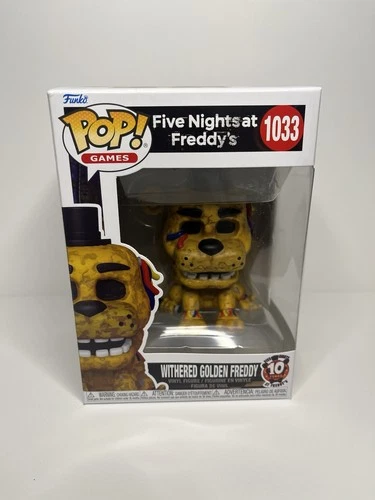 Funko Pop! Vinyl: Five Nights at Freddy's Withered Golden Freddy Hot Topic #1033