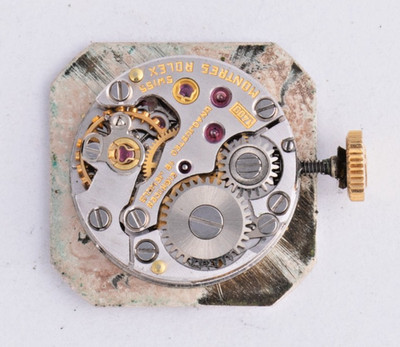 Rolex 18 Jewel Cal. 1400 Ladies Vintage Watch Movement w/Dial!